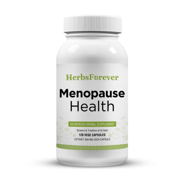 Menopause Health - Ayurvedic Herbal Supplement – 120 Vege Capsules – 800 Mg Each