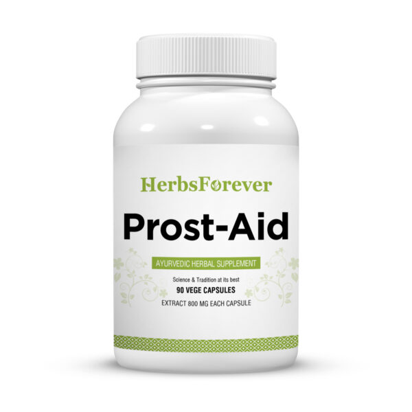 Prostaid Capsules - Ayurvedic Herbal Supplement (90 Vege Capsules – 800 Mg Each)