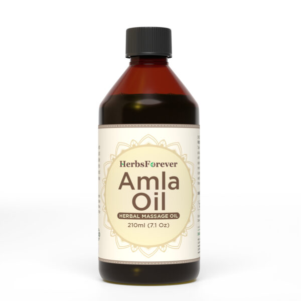 Amla Oil – (Emblica Officinalis) - Processed with Sesame Oil - Cold pressed and double filtered in Muslin Cloth - 210 ml (7.11 oz)