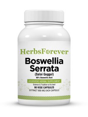 Boswellia Serrata (Salai Guggul) - 65% Boswellic Acid - 90 Vege Capsules - 800 mg each
