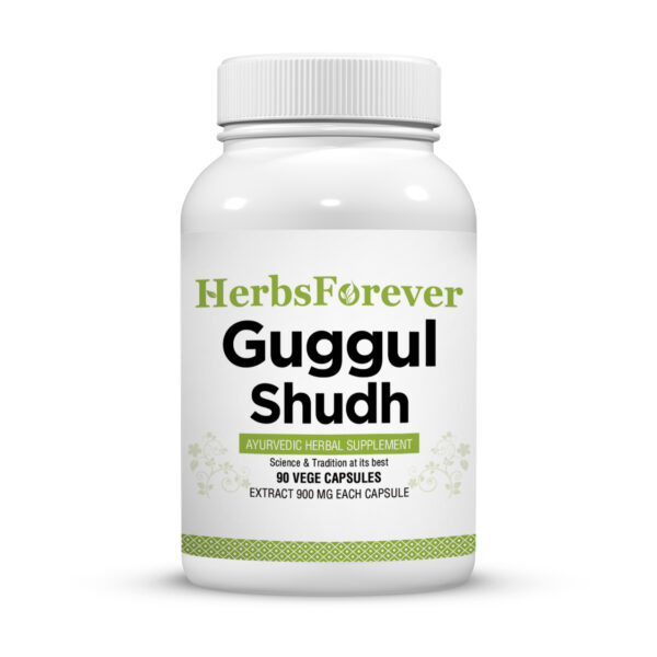 bnr1_guggul-shudh Shudh Guggul Capsules – Commiphora Wightii - 90 Vege Capsules - 800 mg each