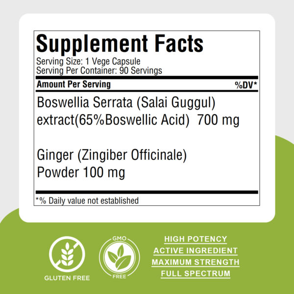 bnr3_boswellia-serrata_guggul Boswellia Serrata (Salai Guggul) - 65% Boswellic Acid - 90 Vege Capsules - 800 mg each