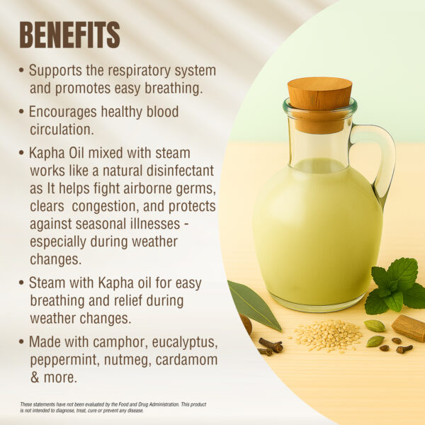 bnr3_kapha-oil(120ml) Kapha Oil - Processed with Sesame Oil - Cold pressed and double filtered in Muslin cloth - 120 ml