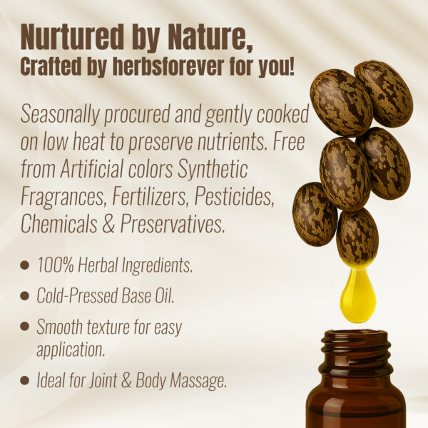 bnr4_castor-Oil-(210ml) Castor Oil - (Ricinus Communis) - Cold pressed and double filtered in Muslin Cloth - 210 ml (7.11 oz)