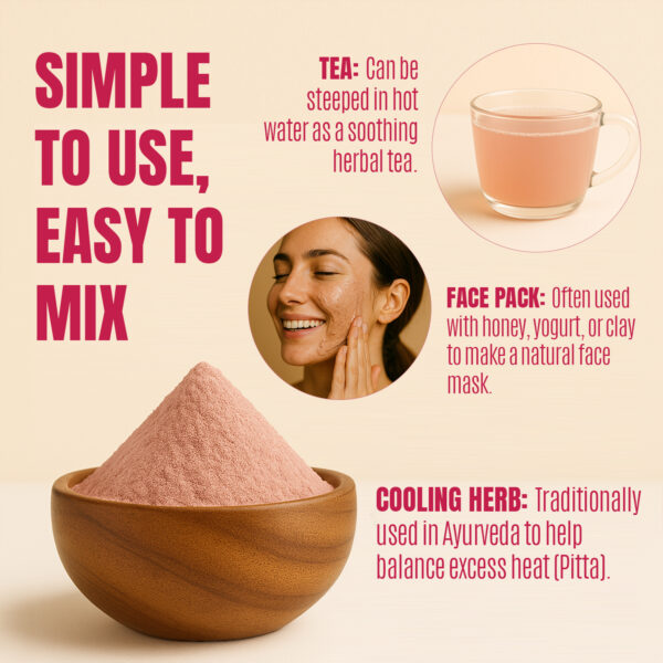 Rose Powder - (Rose centifolia) - Non GMO - Vegan  - 100 Gms