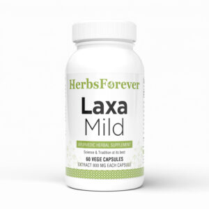 bnr1_laxa_mild_60Caps Laxa Mild - Ayurvedic Herbal Supplement – 60 Vege Capsules – 800 Mg Each